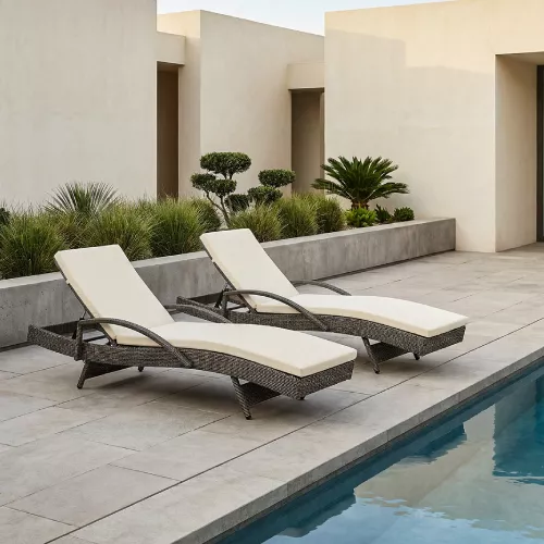 Poolside loungers